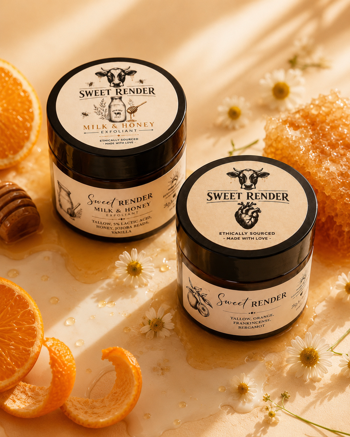 Milk + Honey Sweet Render Duo